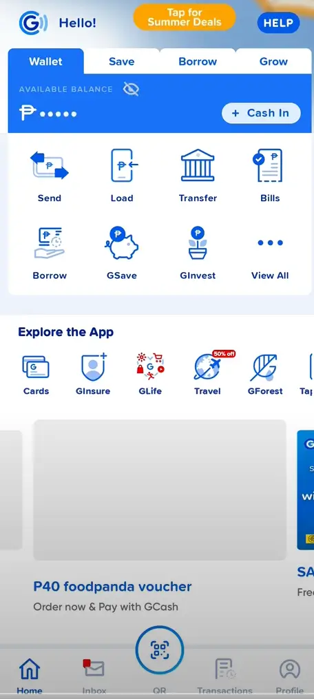go to bill option